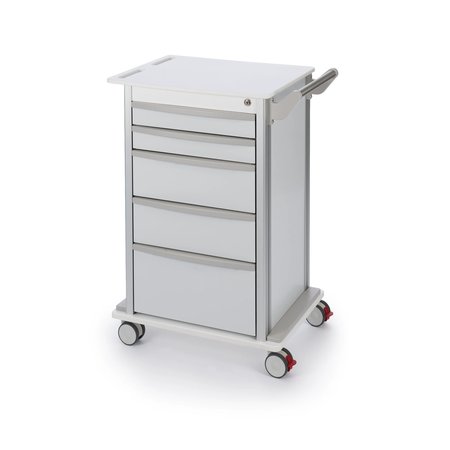 OMNIMED OMNI 5 DRAWER TRANSPORT CART 3" CASTERS 351001